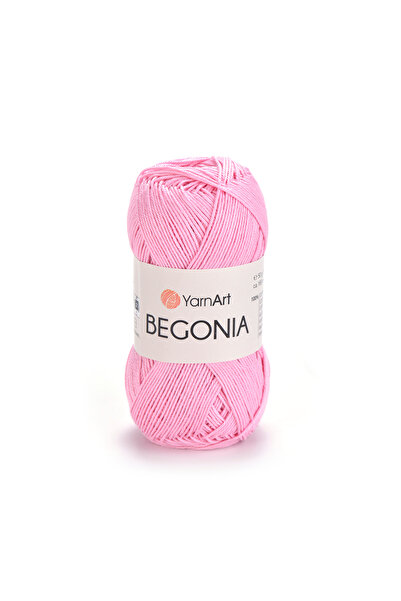 Yarnart Begonia - Ață de tricotat manual mercerizat roz-0319