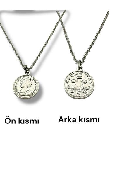 Herşey Nota Elizabeth Double Sided Locket Necklace – Antique Look Unisex Jewe...