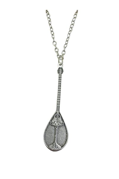 Herşey Nota Aegean Ezgisi |   Unisex Music Themed Necklace with Buzuki Figure...