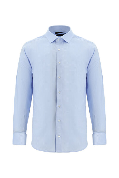 Kiğılı Cămașă din bumbac cu manșetă, cu mânecă lungă, slim fit