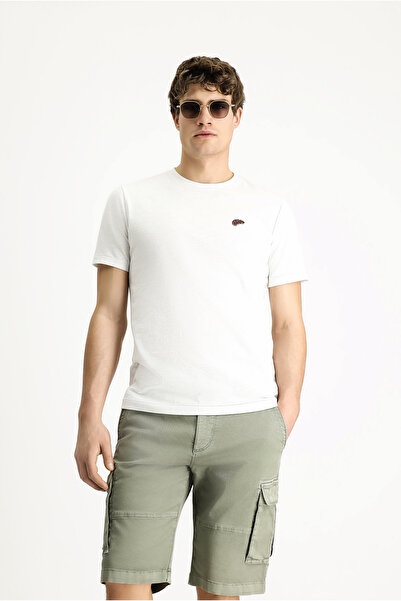 Kiğılı Crew Neck Slim Fit Slim Fit Printed Single Jersey Cotton T-Shirt