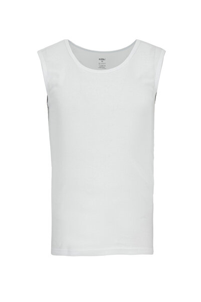 Kiğılı Relaxed Fit Comfortable Cut Crew Neck Cotton Single Undershirt