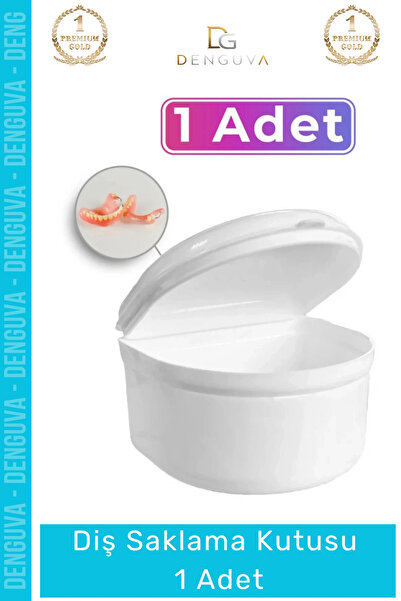 Denguva #DişKutusu Hijyenik Şeffaf Plastik Sağlam Kapaklı Geniş Hazneli Diş S...