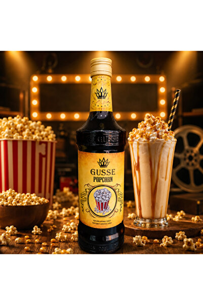 Gusse Popcorn Aromalı Kokteyl Şurup 70 cl