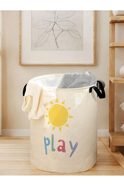 Choice sun Sun laundry basket, foldable large capacity canvas storage bucket,...