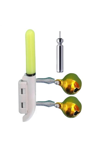 Choice Green Fishing rod light Clip Fishing Light Stick Rod Bell USB Charge L...