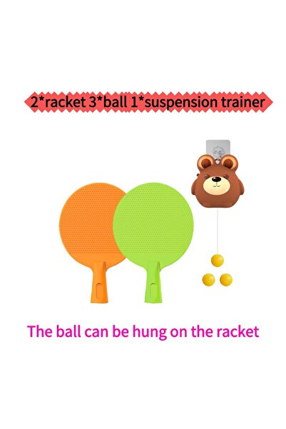 Choice3 H Indoor Hanging Table Tennis Trainer for Game Sports Exercise Indoor...