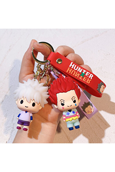 Choice 2pcs-KC01 HUNTER X HUNTER Figure Keychain Anime Cartoon GON·FREECSS Do...