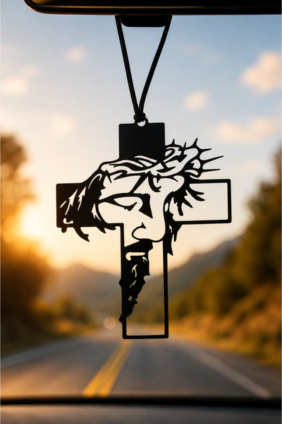 VENON Holy Cross Sign ✨   Specialized for European Countries Rearview Mirror ...