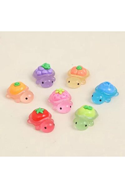 choice2 2PCS mix color Glow in The Dark Fruit Turtle Resin Charms: DIY Craft ...
