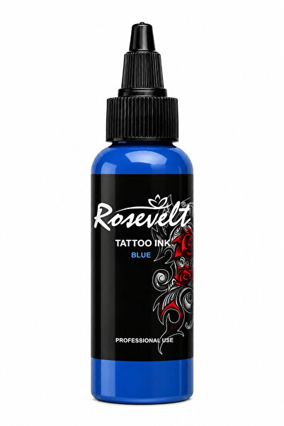 ROSEVELT Tattoo Ink Dövme Boyası 30 ml Mavi
