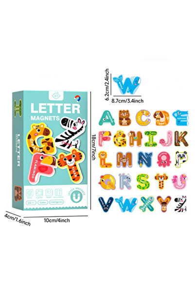 Choice1 Letter series Large Letters Magnetic Cognitive Jigsaw Magnets Fridge ...