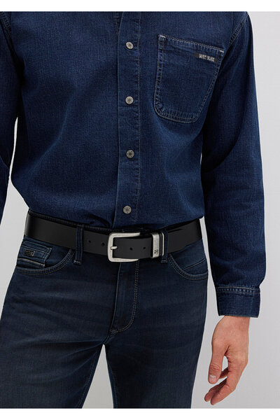Mavi Centura din piele neagra - 0911646 -900 Model