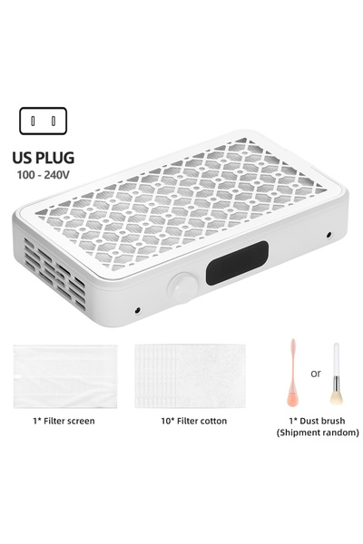 choice2 US plug Professional Turbo Vacuum Cleaner Brushless Nail Dust Collect...