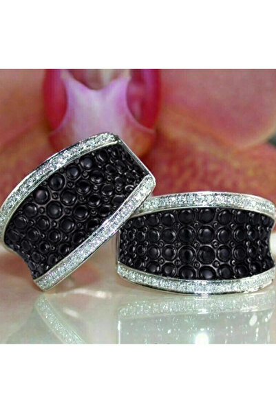 Choice E3105 Huitan Personality Vintage Black Earrings for Women Pave Dazzlin...