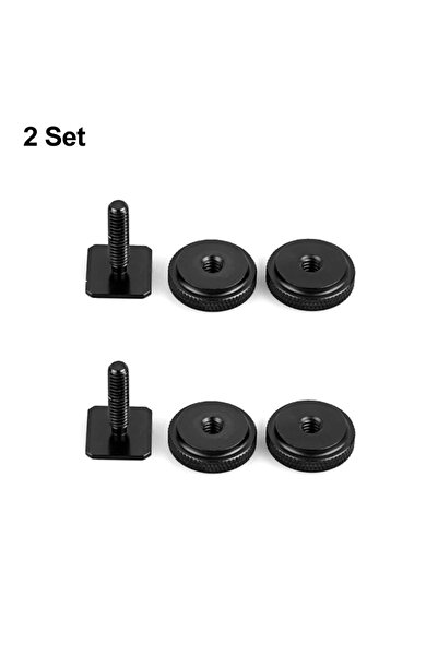 Choice 2 Set Aluminum Alloy Hot Shoe to 1/4' Adapter Hot Shoe Mount Flash Hol...