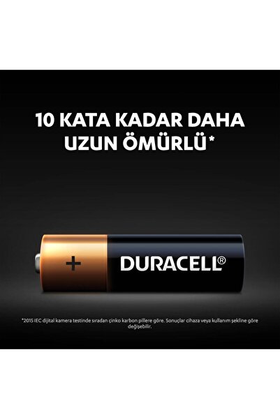 Duracell Alkalin Aa Kalem Pil, 1,5 V Lr6/mn1500, 6'lı Paket