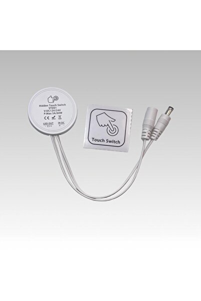 Choice DC12V-24V STD01 White Concealable Touch-Sensitive Switch for Back 0-40...
