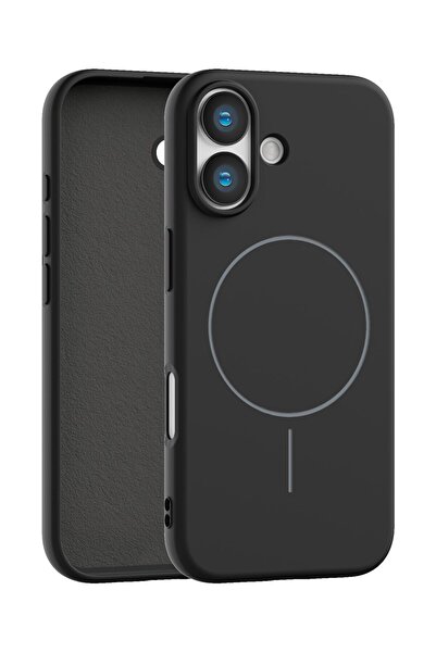 Vissona iPhone 16 Plus Uyumlu İçi Kadife Magsafe Wireless Şarj Özellikli Tele...
