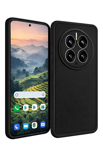 Vissona Huawei Mate 50 pro Uyumlu Kamera Çıkıntılı Mat Silikon Telefon Kılıfı