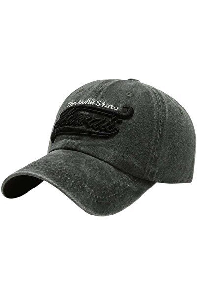 Uniquetrenders Unisex Vintage Καπέλο Μπέιζμπολ με Κέντημα Χαβάης και Ρυθμιζόμ...