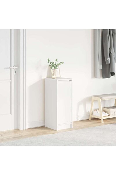 vidaxl Παπουτσοθήκη Λευκή 29,5x34x76 εκ. Επεξεργασμένο