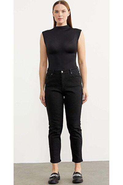 LA TUBA ΝΕΑ ΣΕΖΟΝ ΓΥΝΑΙΚΕΙΑ ΨΗΛΟΜΕΣΗ ΜΑΥΡΗ ΚΟΛΑΝΤΑ ΤΥΠΟΥ MOM