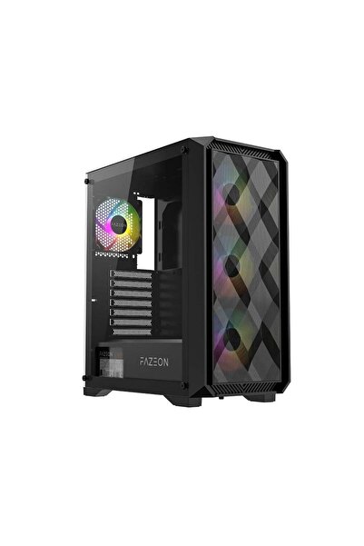 FAZEON F4 650W 80PLUS BRONZE Mesh 4x120mm ARGB Fanlı ATX Bilgisayar Kasası