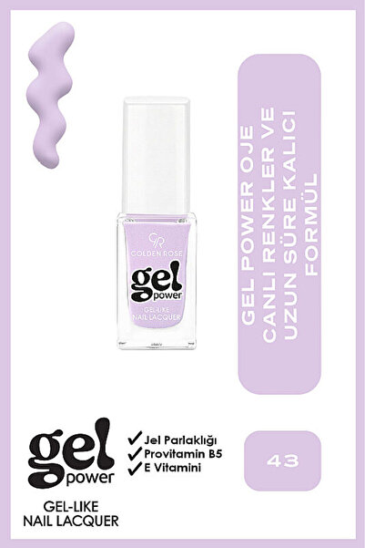 Golden Rose Gel Power Nail Lacquer-43-Jel Oje