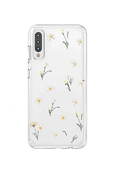3GEN CASE Samsung Galaxy A70 Uyumlu Lüx Desenli Şeffaf Silikon Kılıf