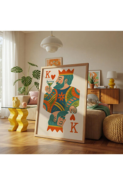 Tuba Decor Tablou dintr-o singură bucată cu ramă din lemn king