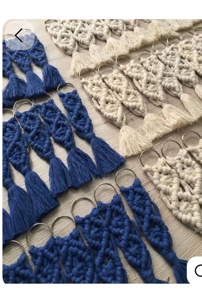 Sude Design 30 Pieces of Macrame Keychains # Wedding # Wedding # Girl # Grill...