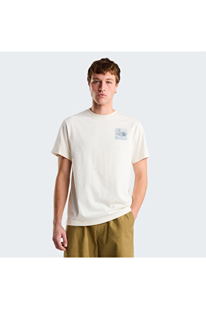 THE NORTH FACE M Mountaın Escape Ανδρικό Άνετο Κοντομάνικο Λευκό Μπλουζάκι Nf...