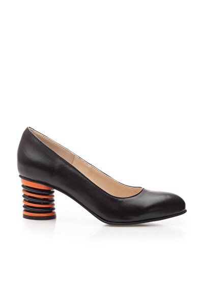 UrbanShoes Pantofi eleganți damă din piele naturală - 21169 Negru Box
