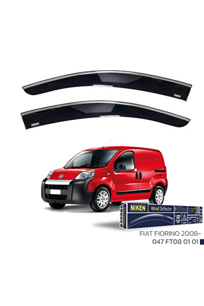 Niken Fiat Fiorino Cam Rüzgarlığı Kromlu 2008- Sonrası 2'Li