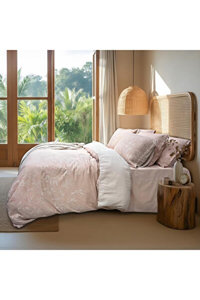 Sarev Σετ Παπλωματοθήκης Mood Comfort Belıssıma Διπλό 4Y, .Pudra