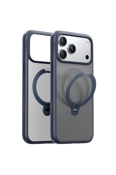 TORRAS Husa pentru iPhone 17 Pro, Ostand Spin MagSafe Series, protectie antis...