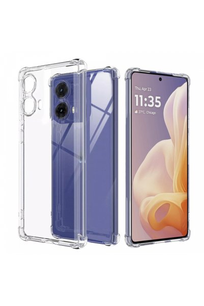Techsuit Case for Motorola Moto G85, Techsuit, Shockproof Clear, Transparent