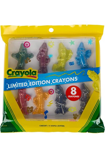 Crayola Tip Character Shaped Crayons, Limited Edition, 8 Pieces