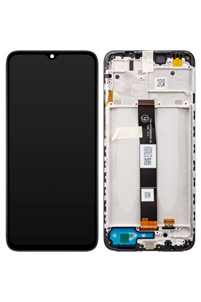 Stef's Cat Οθόνη αφής Xiaomi Redmi 9C NFC / 9C / 9A, με πλαίσιο, Μαύρο, Servi...
