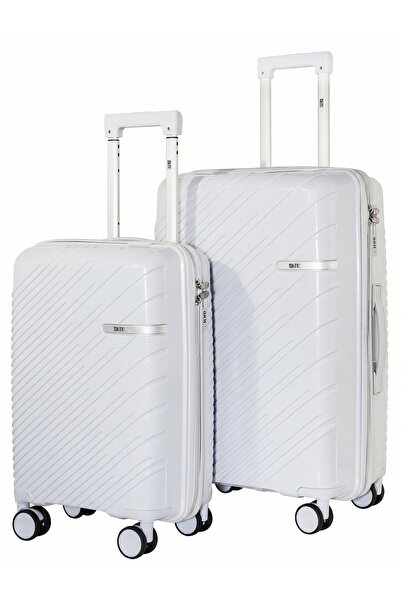 KTMC Polypropylene Luggage 20" Carry-On & 24" Check-in Suitcases, H-8882 Ligh...