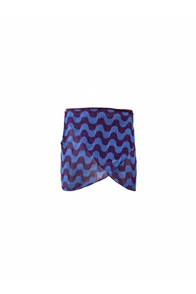 AQUELLA Colorful Knitwear Skirt