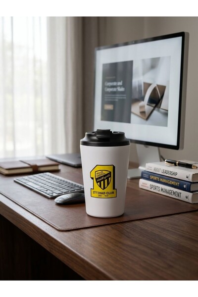 Cafeden كوب مق رياضي مع شعار النادي الشهير بتصميم يجمع بين متانة الأداء ليكون...