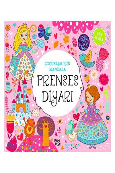 Banadabak Park Mandala Boyama Kitabı Prenses Diyarı Çocuklar İçin (1 Adet Fiy...