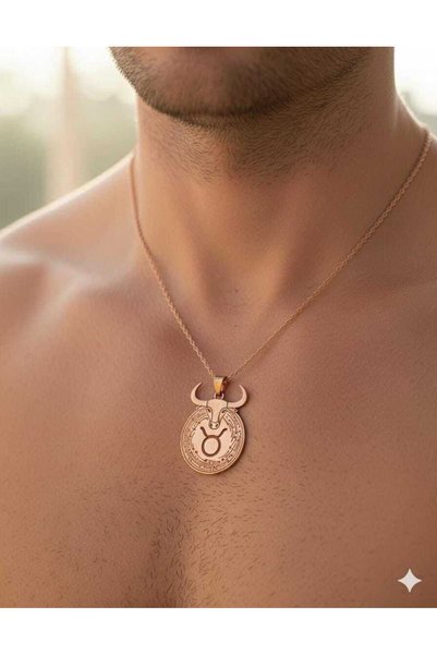 Zib Grips Velvet Copper Taurus Sign Copper Necklace Handmade Boho Spiritual Gift