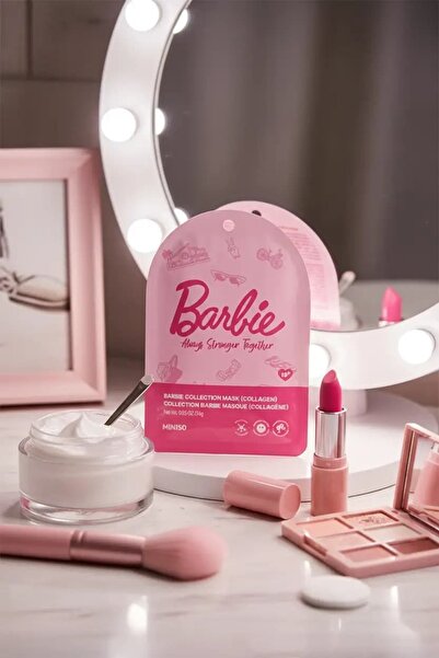 Barbie Lisanslı Peptid İçerikli Kağıt Yüz Maskesi