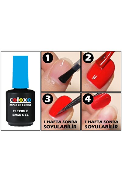 coloxo master series SOYULABİLEN KALICI OJE UV BAZ KAT 15ml