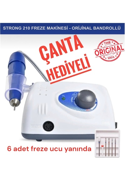 STRONGX Strong Strong Elektrikli Freze Törpü Makinesi - Manikür Pedikür Motor...