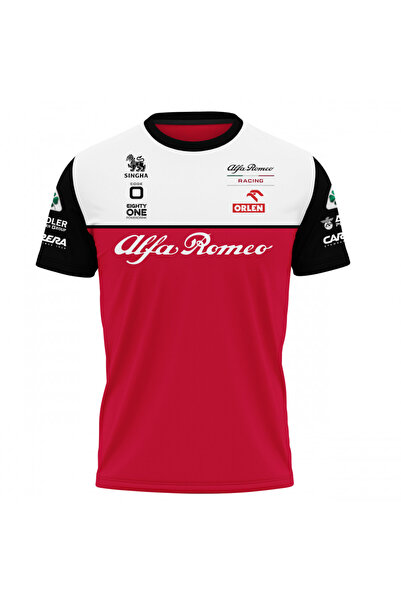 OEM Tricou barbati Alfa Romeo F1 , maneca scurta multicolor D035