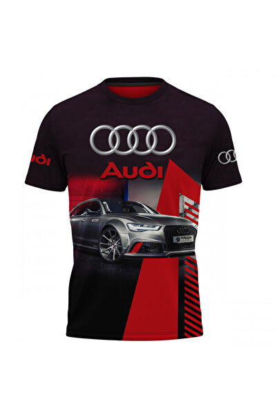 OEM Audi RS F1 men's t-shirt, short sleeve, multicolor D097